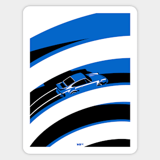 911 Stairway to Heaven (Blue) Sticker